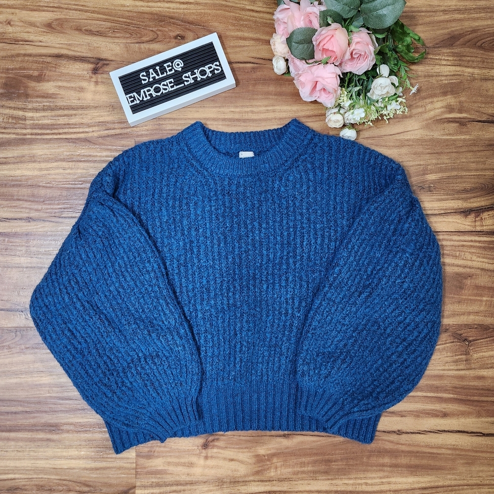 Blue Oversized Sweater